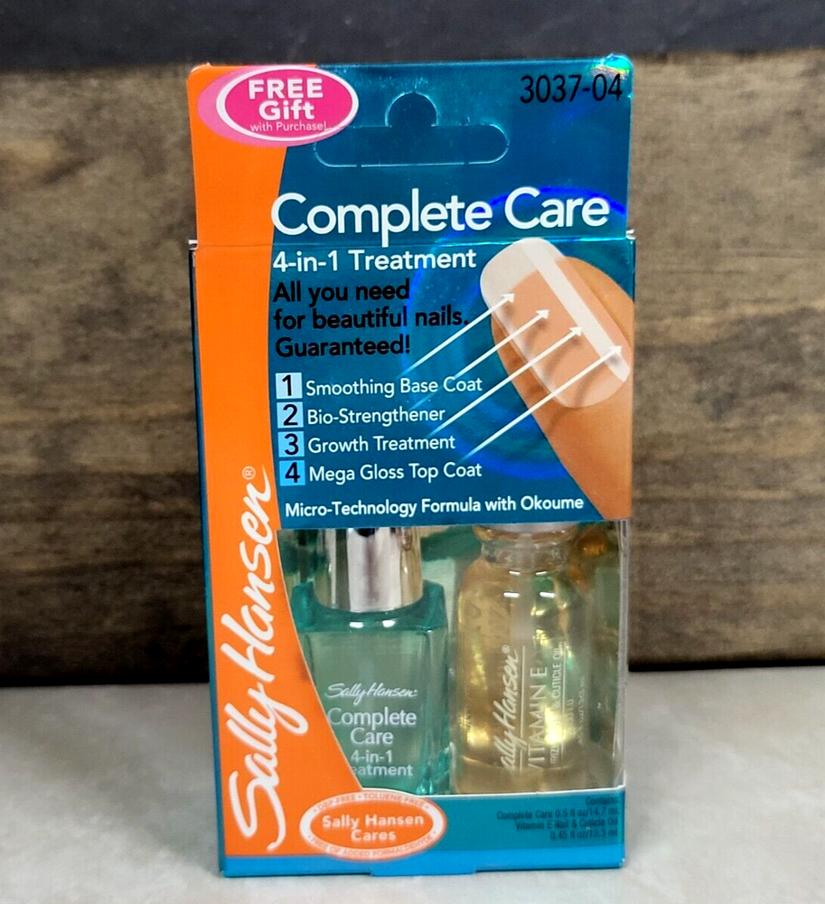 Sally Hansen complete care 4-in-1 Nail treatment + Vitamin E cuticle oil