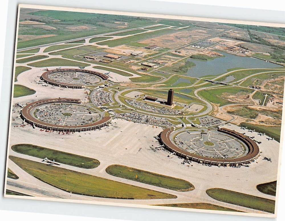Postcard Kansas City International Airport Kansas City Missouri USA