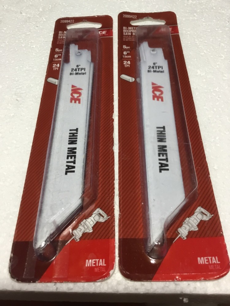 6-Inch 24 TPI Bi-Metal Sawzall Blades – 10-Pack (ACE #2099422/2099331)-image