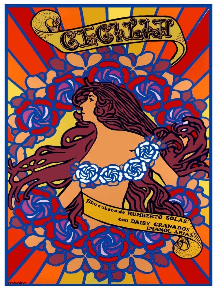 Cecila Cuban film Decoration Poster. Graphic Interior, Art wall Design. 3094