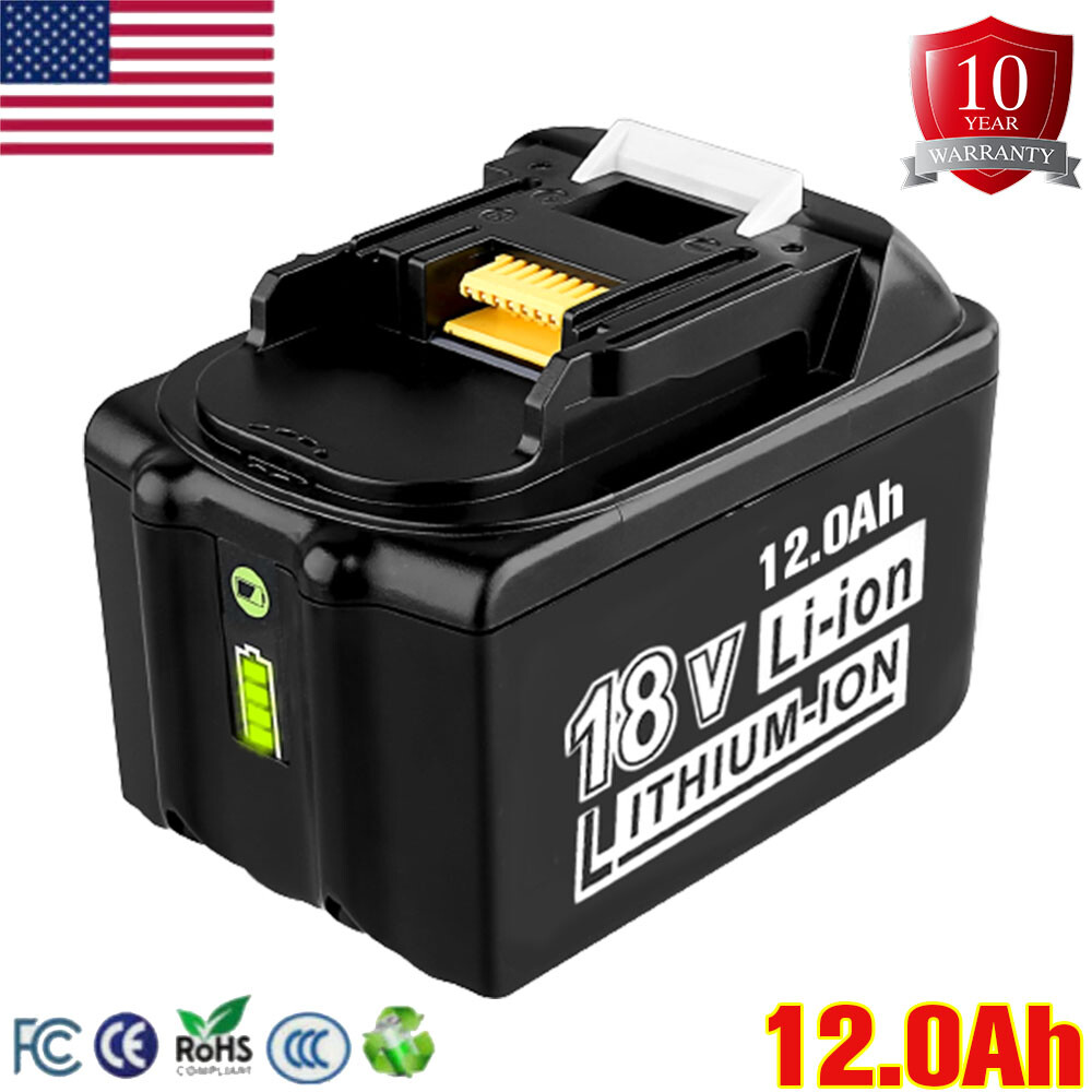 Makita 12.0Ah 18V Li-Ion Battery BL1860B BL1850 BL1840 BL1830 Compatible Tool Kit  