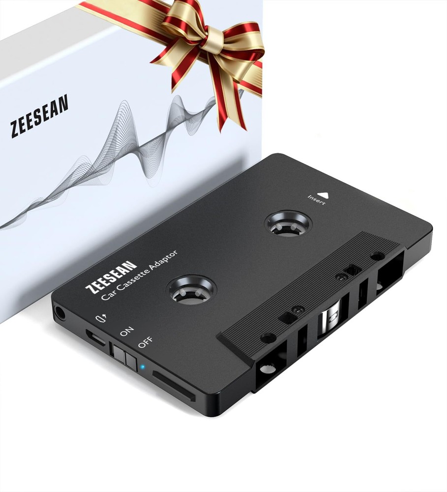 Wireless 5.1 Bluetooth Cassette Adapter for Car Audio Streaming