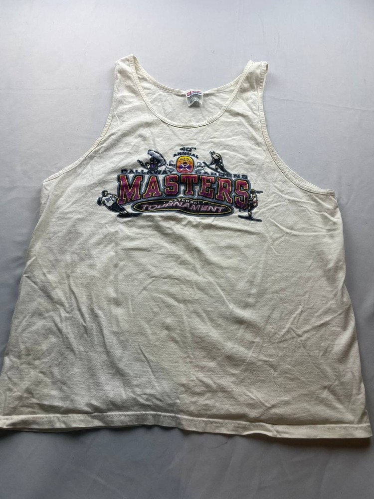 VTG 40th Annual Callaway Gardens Masters Waterski Tournament Tank Mens XL White