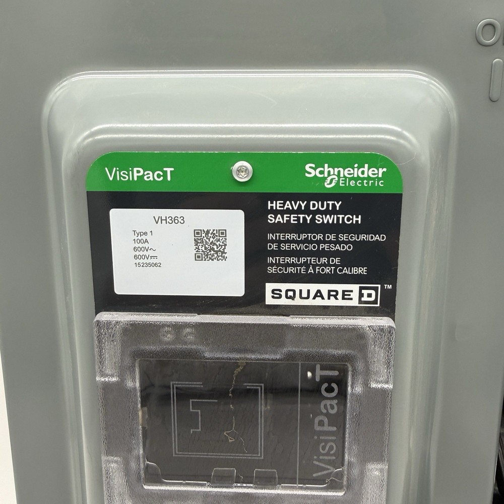 Square D VH363 100A Heavy Duty Safety Switch Fusible