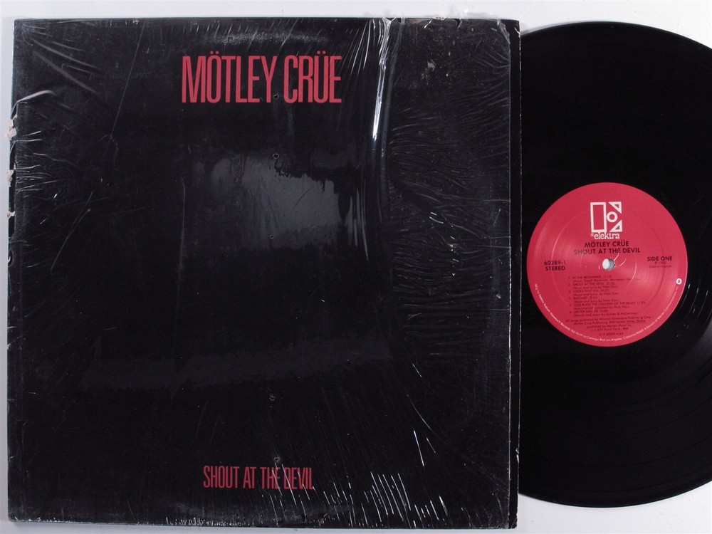 MOTLEY CRUE Shout At The Devil ELEKTRA LP club edition d