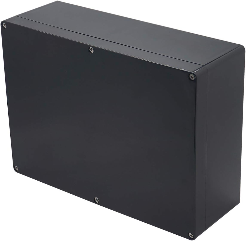 Project Box IP65 Waterproof Junction Box ABS Plastic Black Electrical Boxes DIY-image