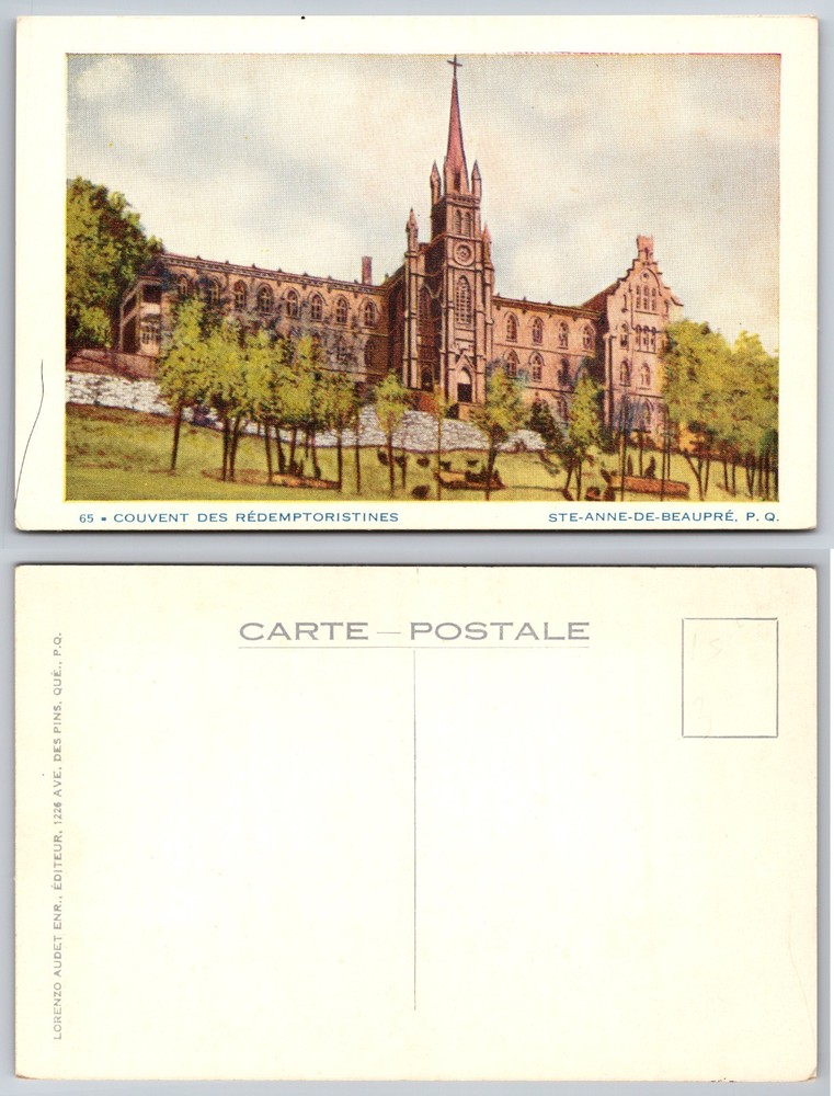 Couvent Des Redemptoristines SteAnneDeBeaupre Canada Postcard