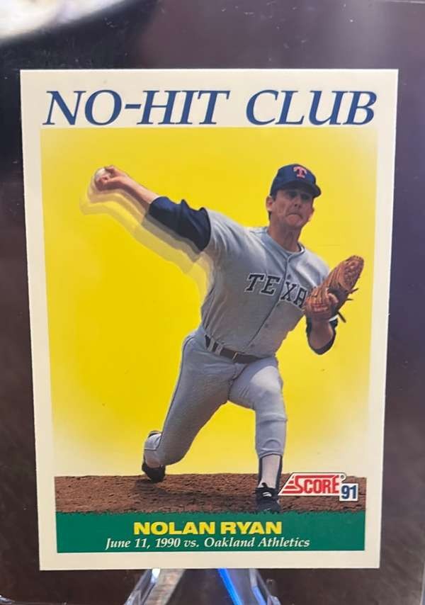 1991 Score #701 Nolan Ryan