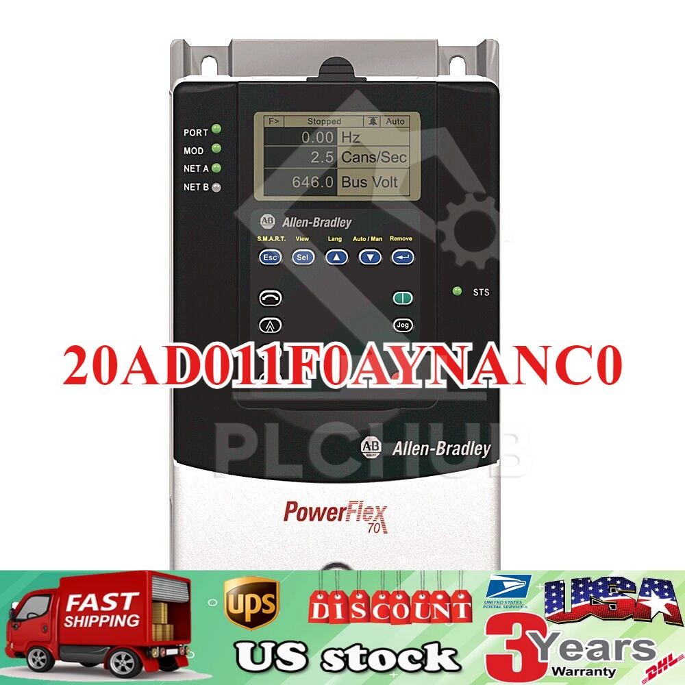 Allen Bradley  20AD011F0AYNANC0  20AD011F0AYNANC0 Free Shipping US - NEW!