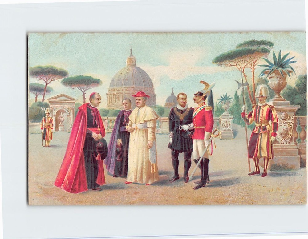 Postcard Pope Pius X Rome Italy