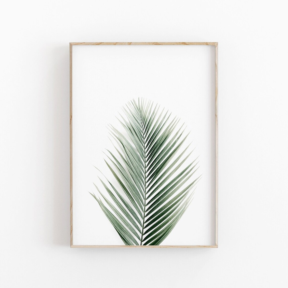 Botanical Palm Leaf Wall Art Poster Premium Quality Choose your Size