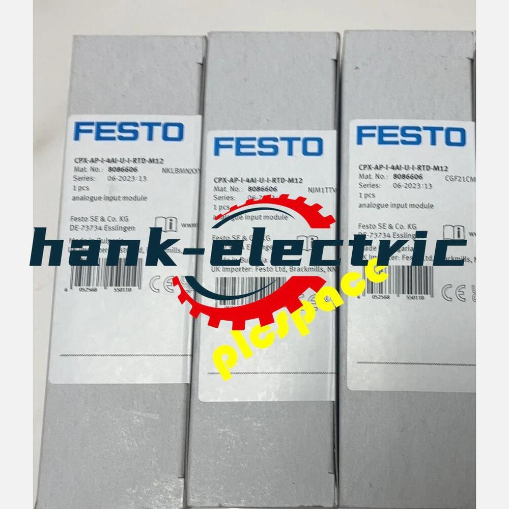 FESTO CPX-AP-I-4AI-U-I-RTD-M12 8086606 brand new Analogue Input Module