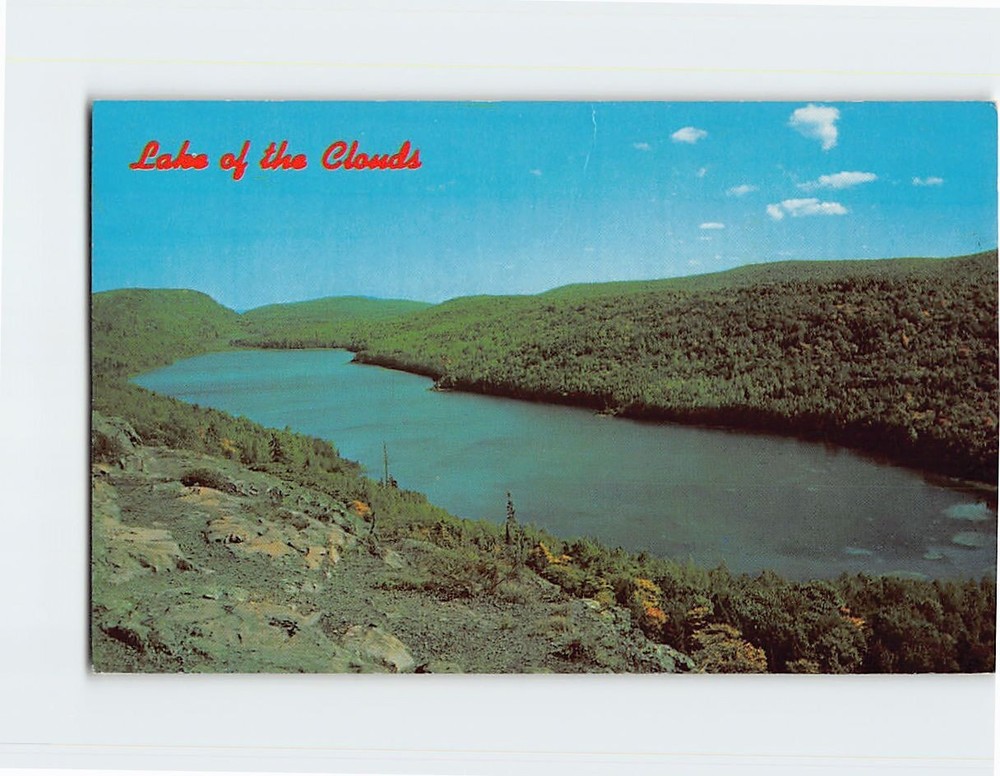 Postcard Lake of the Clouds Michigan USA