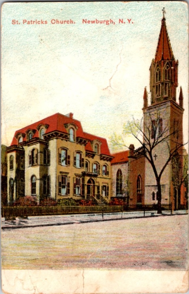 Newburgh New York NY : CHURCH SCENE m/14 BD6987