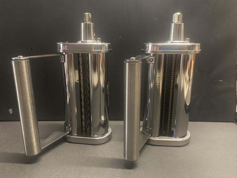 2 Set Pasta  Fettuccine Spaghetti Cutter Stand Mixer Attachment Coolcook  No/box