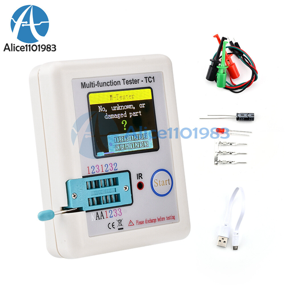 Multifunctional Transistor Tester Diodes LCR-TC1 Tester Diodes Capacitance US