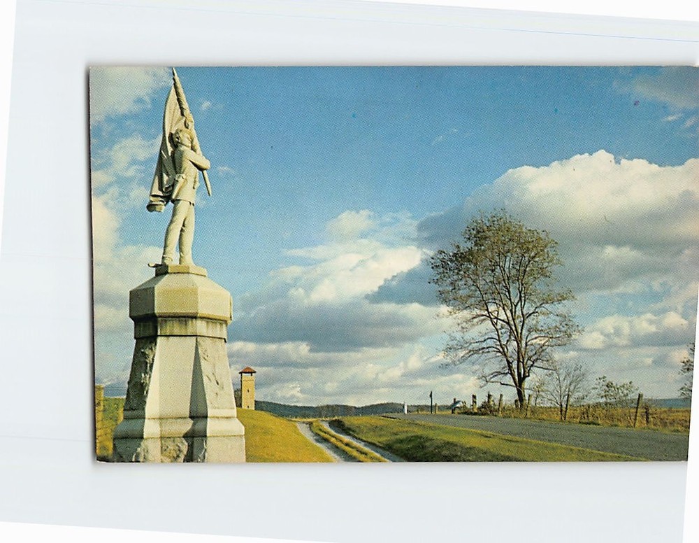 Postcard Bloody Lane Antietam Battlefield Sharpsburg Maryland USA