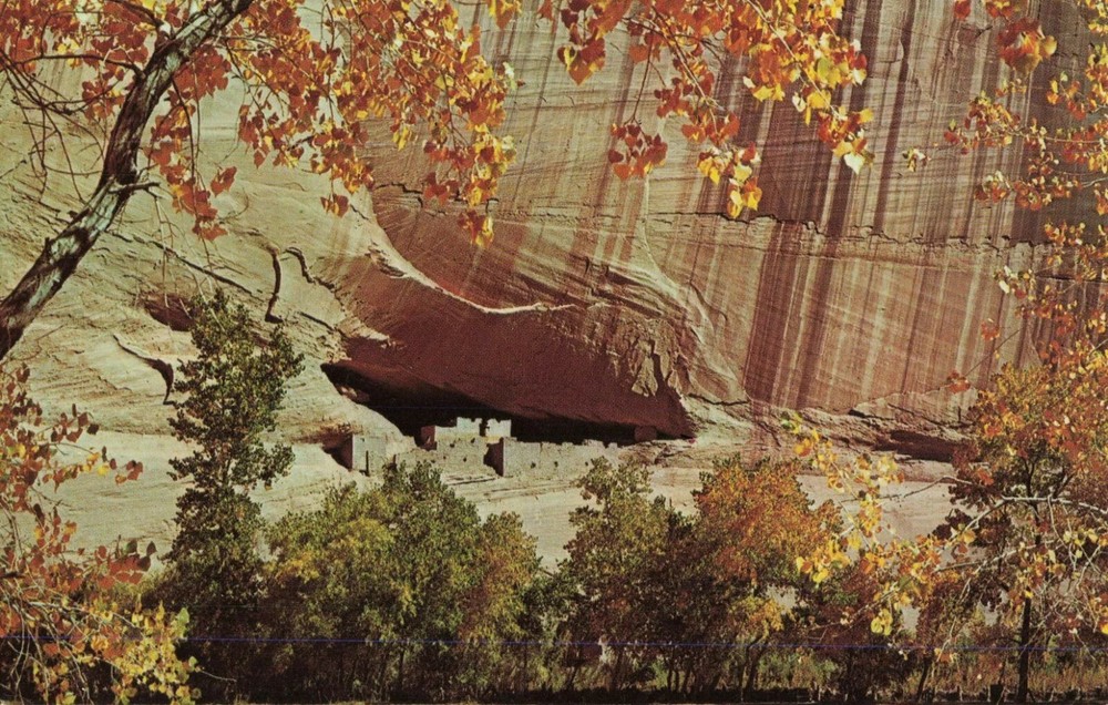 White House Ruin Canyon de Chelly National Monument Chinle Arizona AZ Postcard