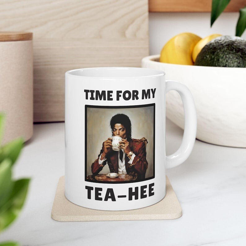 Time for My Tea-hee Mug Michael Jackson Tea Moment, Michael Jackson Fans Mug
