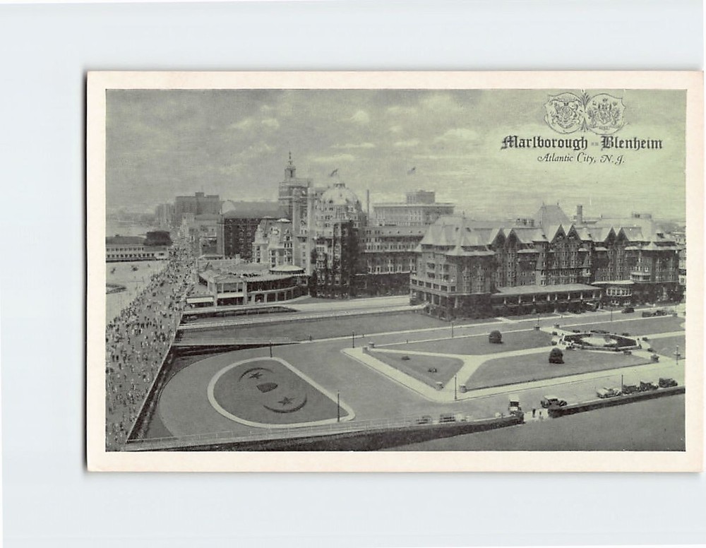 Postcard Marlborough Blenheim Atlantic City New Jersey USA