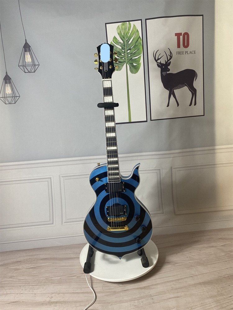 Wylde Zakk Custom Electric Guitar 6 String 2EMG Pickups HPL Fretboard Gold Parts