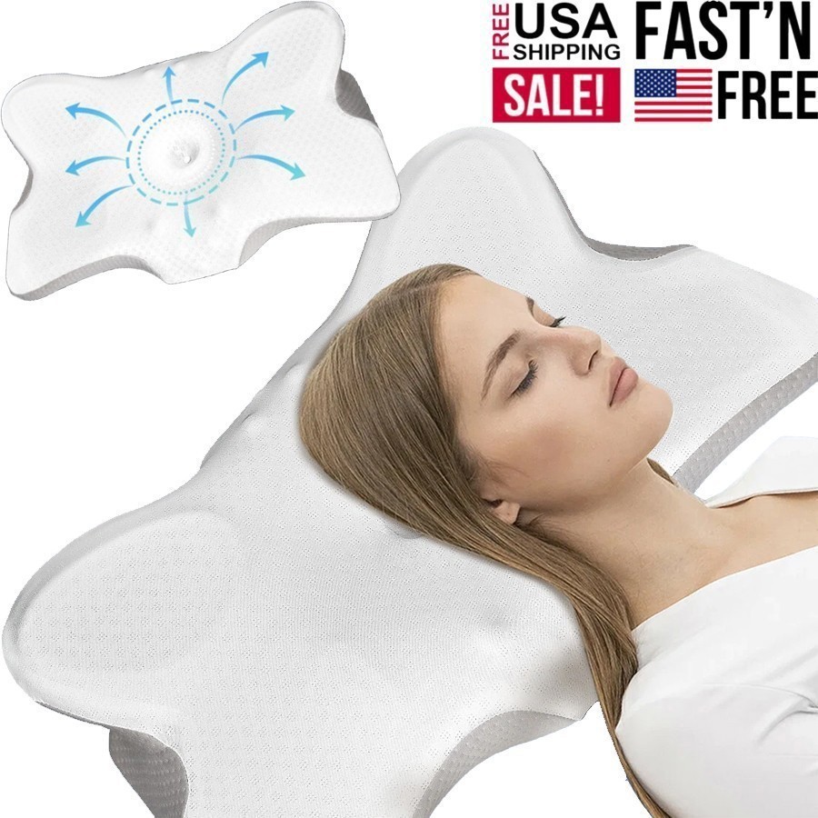 Cervical Pillow For Neck Pain Relief,Orthopedic Neck Support Pillow for Side🔥🔥