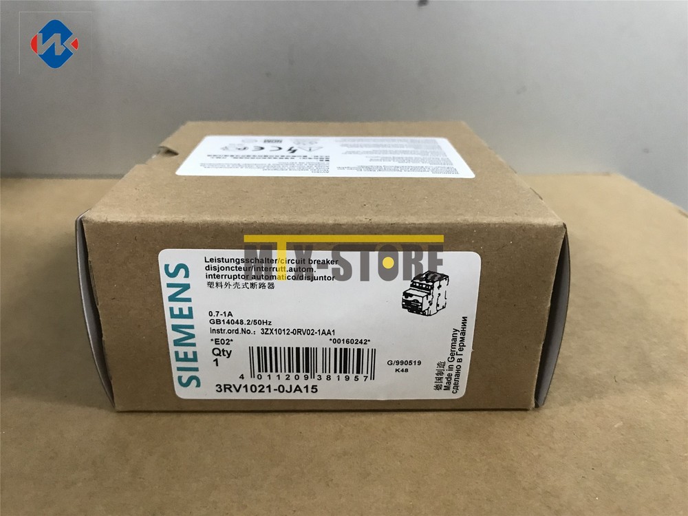 1PC Brand New Siemens 3RV1021-0JA15 3RV1 021-0JA15