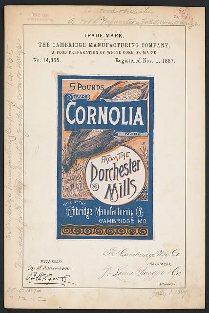 Photo: The Cambridge Manufacturing Company for Cornolia brand