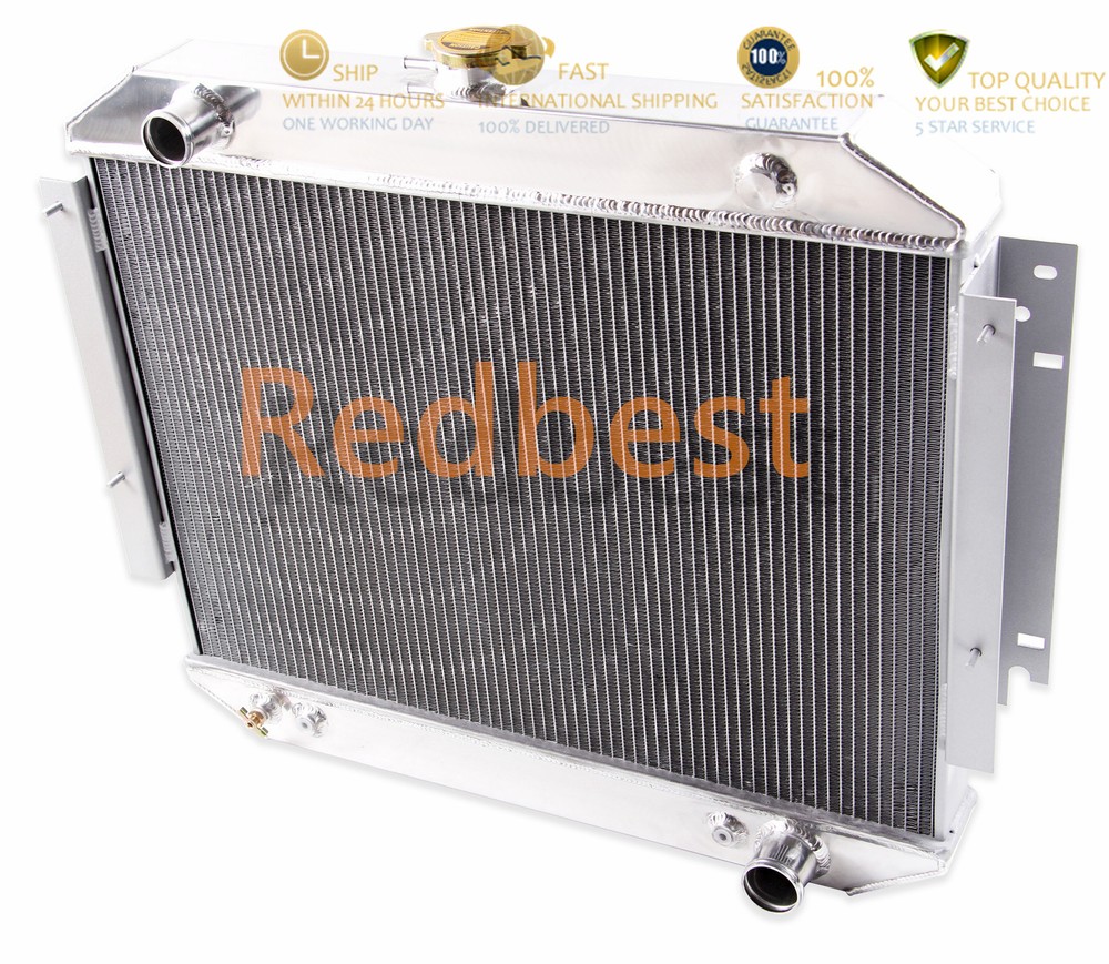 4Row Alu Radiator For 71-78 Dodge D/B/W 100 150 200 300 Pickup 5.9 Plymouth 26
