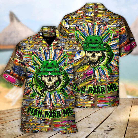 Just A Man Loves Fishing Hawaiian Shirt for Men