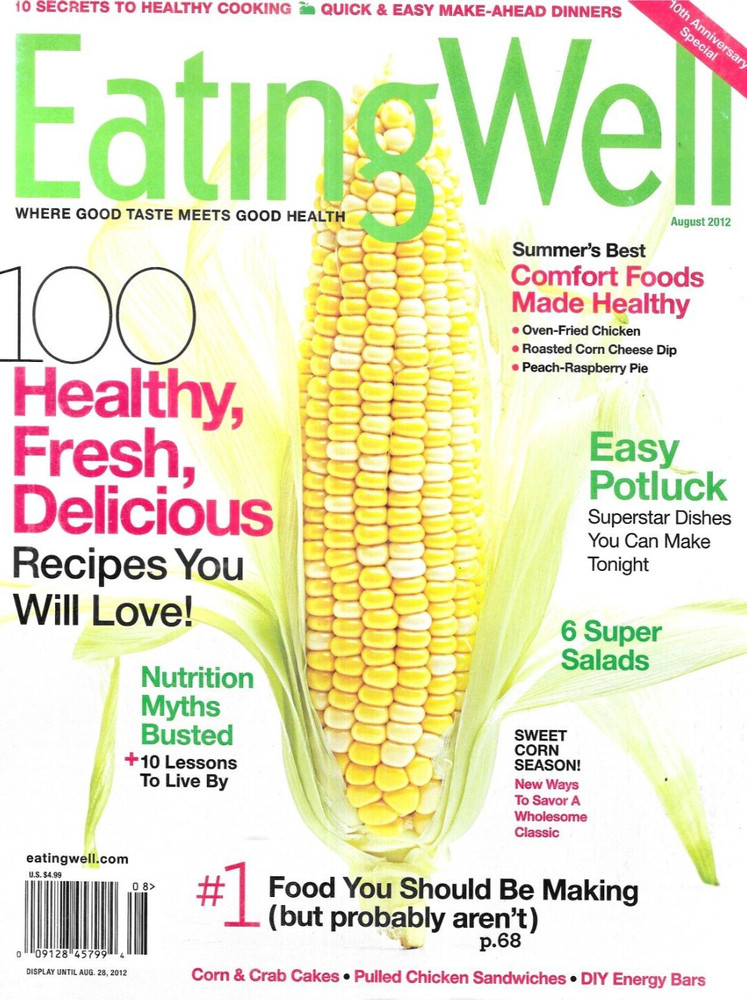 Eating Well Magazine 100 Healthy Recipes Easy Potluck Comfort Foods 2012