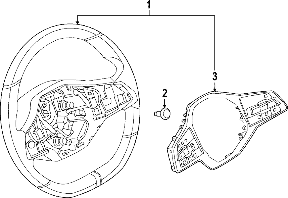 Genuine Nissan Steering Wheel 48430-5MP4C