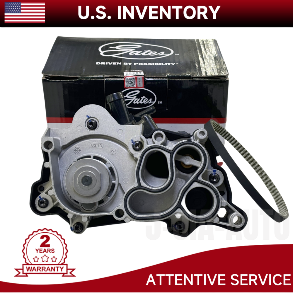 Engine Water Pump w/Belt For VW Jetta Golf Audi A1 A3 Seat 1.2T 1.4T 04E121600AL