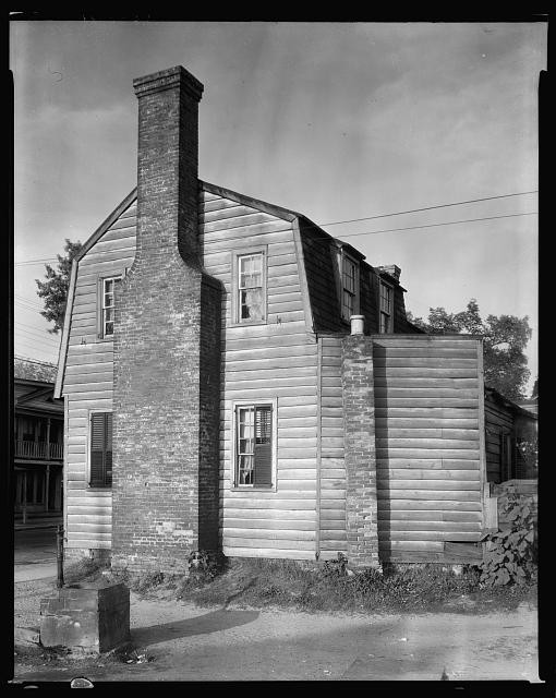 New Bern North Carolina 185 Pollock Street 1936 House Chimney End View