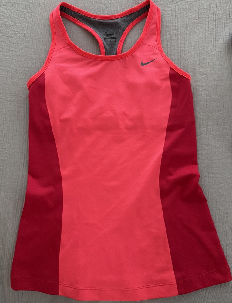 Nike Dri-Fit Women's Tank Top Racerback- Pink/Red- Size• Small