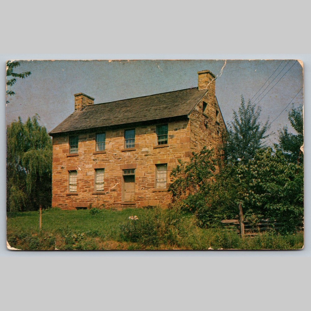 Postcard Stone House Manassas National Battlefield Park Virginia