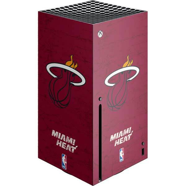 NBA Miami Heat Xbox Series X Console Skin - Miami Heat Red Primary Logo