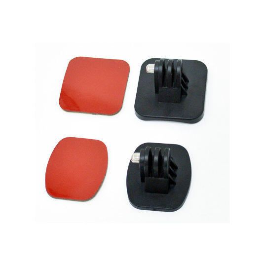 4-Piece Sport Camera Mount Set with 3M Adhesive for GoPro Hero Helmets