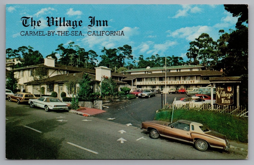 The Village Inn Carmel-by-the-Sea California Vintage Postcard Motel