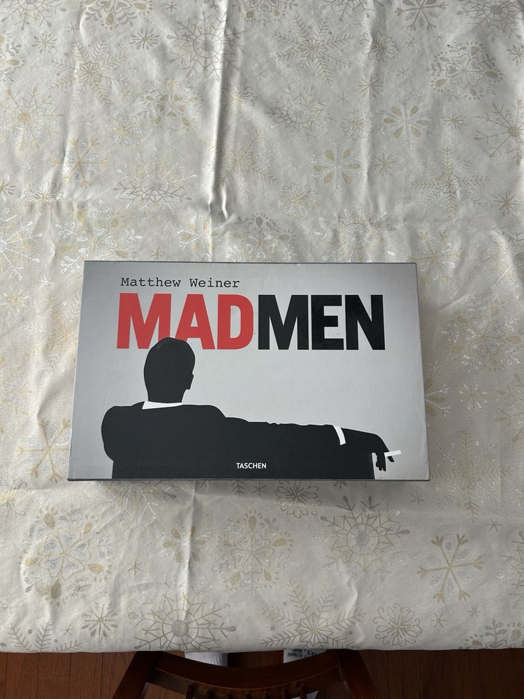 MAD MEN MATTHEW WEINER TASCHEN BOOKS BOXED SET (2 Hardcover books)