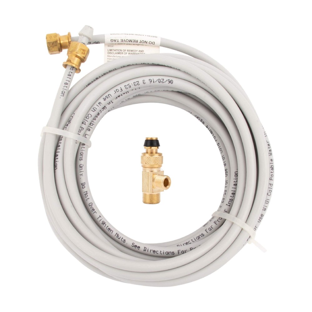 25ft PEX Tubing Ice Maker Installation Kit for Appliance Water Lines