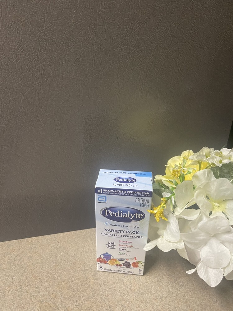 Pedialyte Powder Packs Oral Electrolyte Solution Fruit Punch / Grape / Apple /