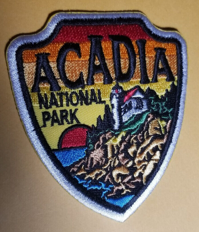 ARCADIA NATIONAL PARK Embroidered Patch approx 3.5x3.5