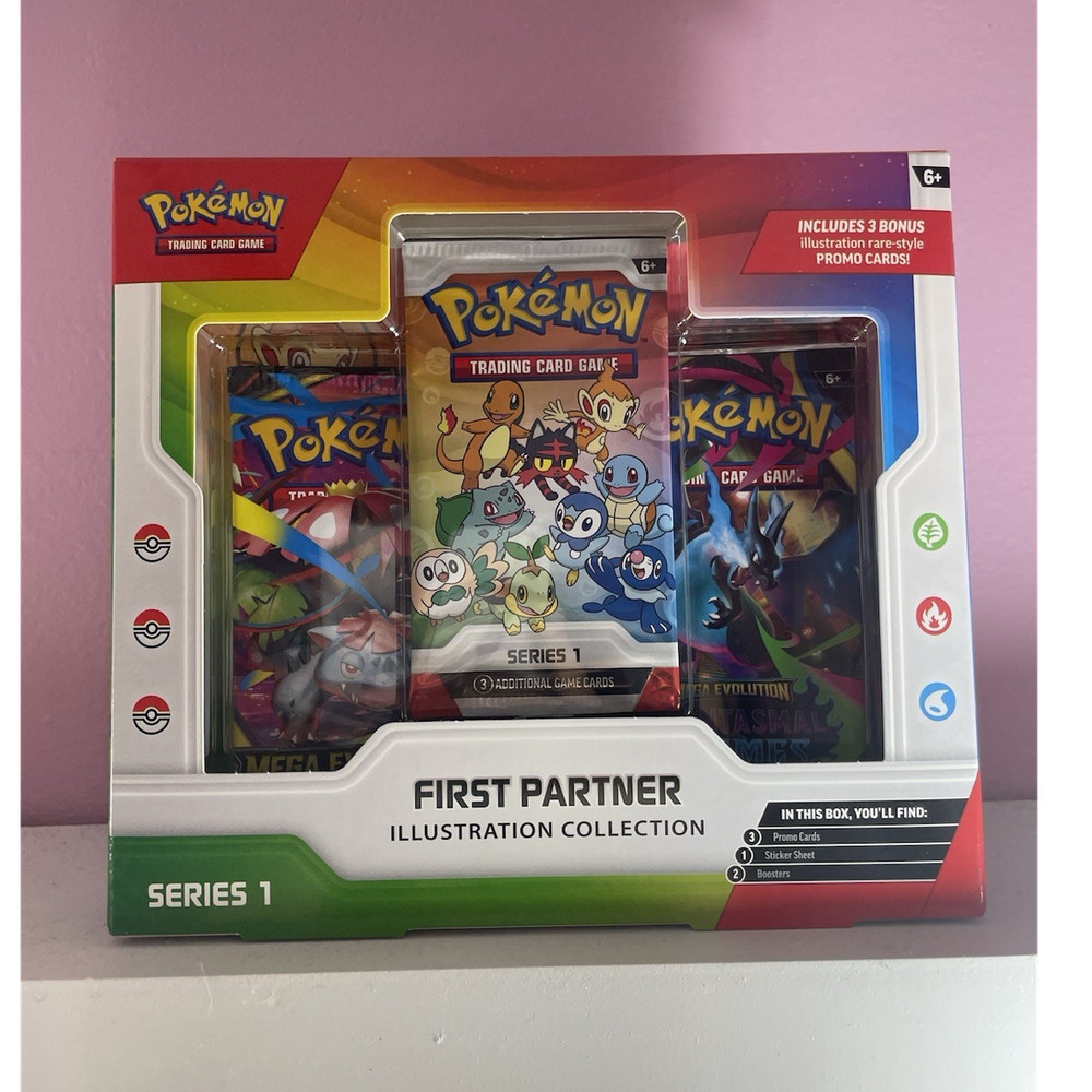 Pokemon TCG First Partner Illustration Collection Series 1 Box 30 Cards Promo