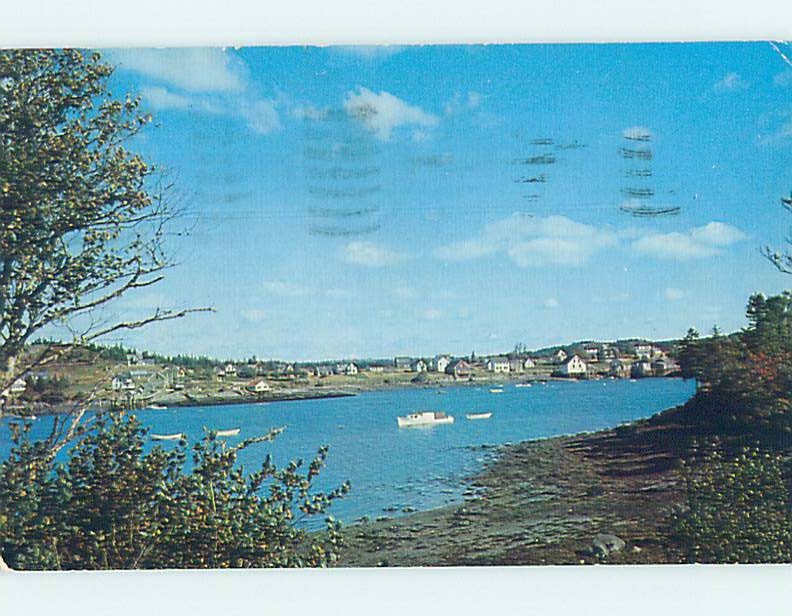 Pre-1980 HARBOR SCENE Cutler Maine ME hp7634