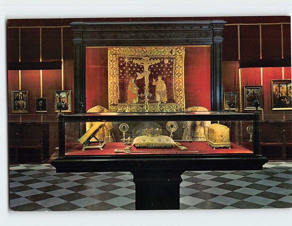 Postcard Interior Royal Chapel of Granada Spain