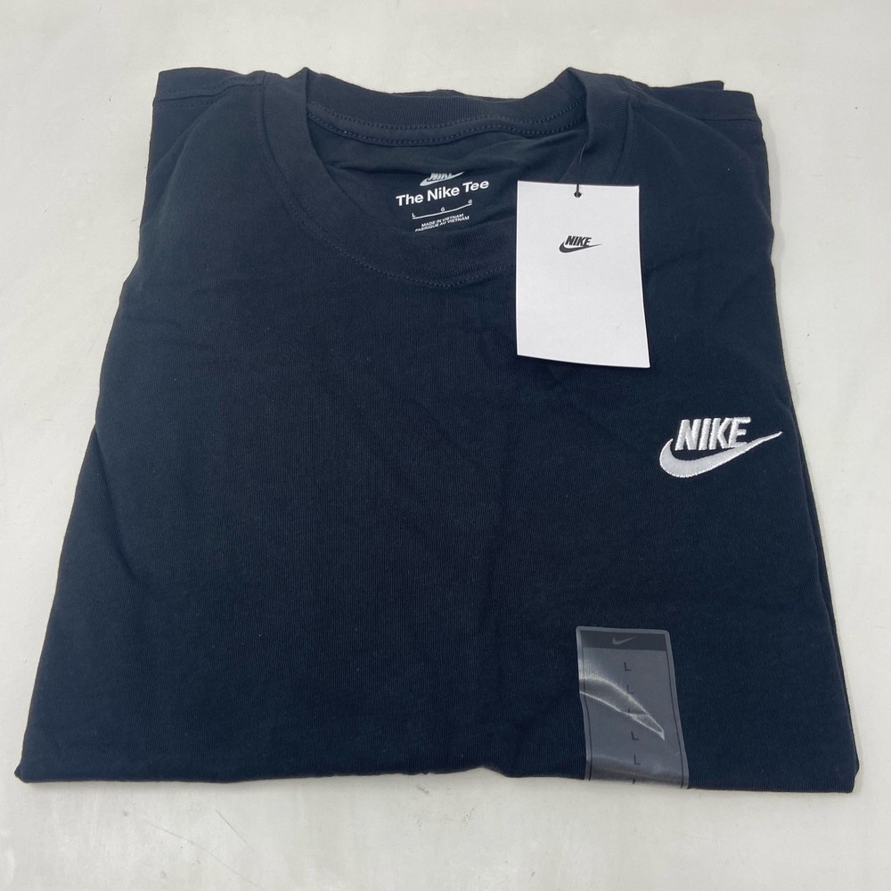 Nike Sportswear Club Tee Black/White Men’s Large
