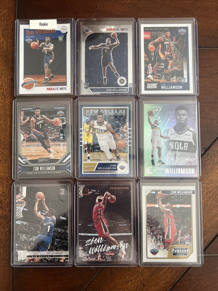 Zion Williamson Rookie Card Lot