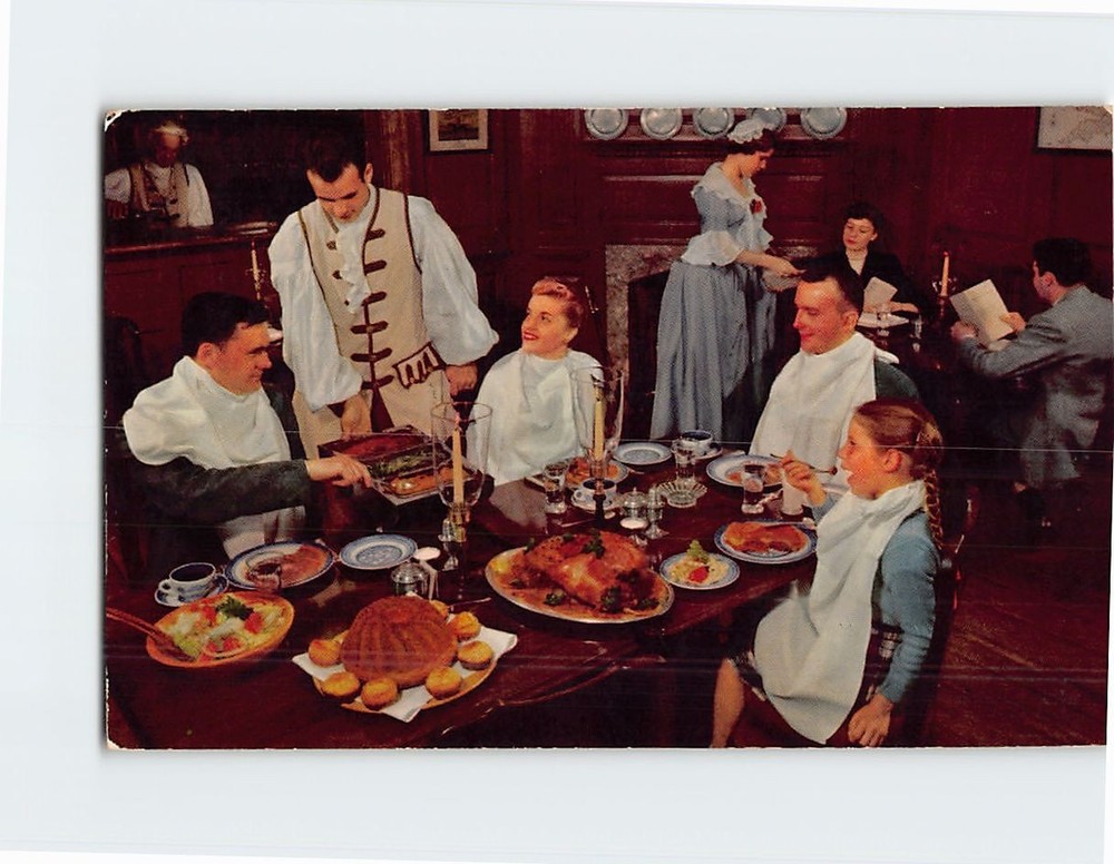 Postcard King's Arms Tavern Williamsburg Virginia USA