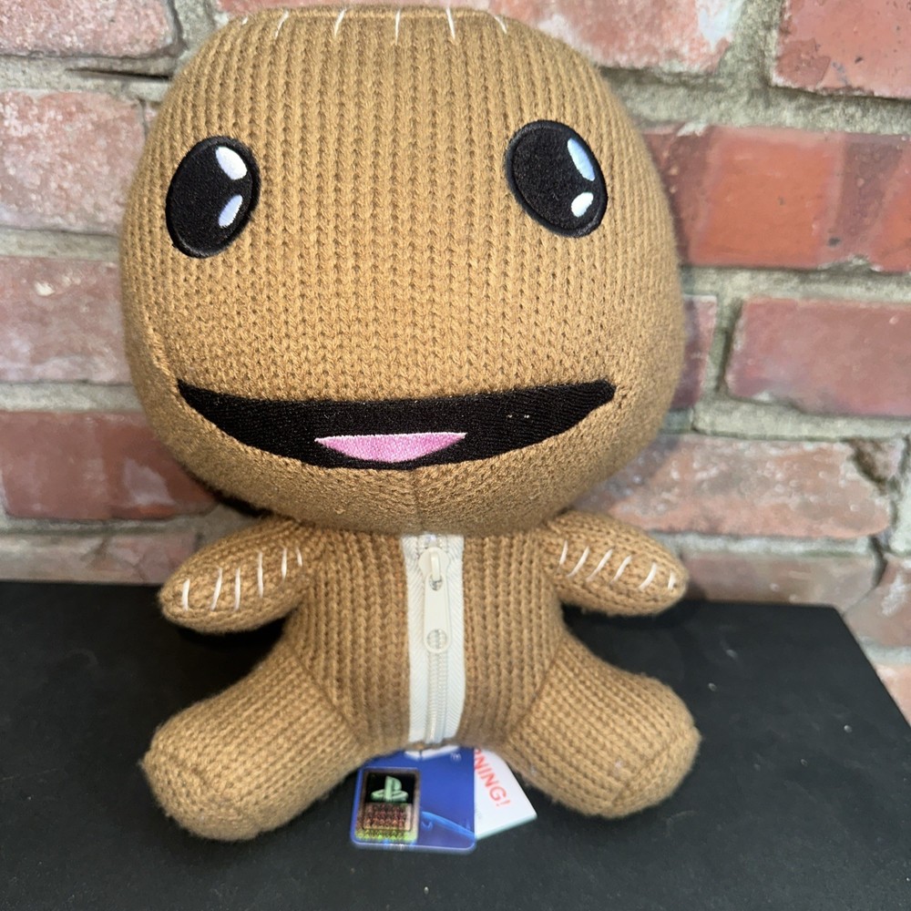 Little Big Planet Sackboy Plush Figure Stubbins PlayStation Sitter Promo 6”